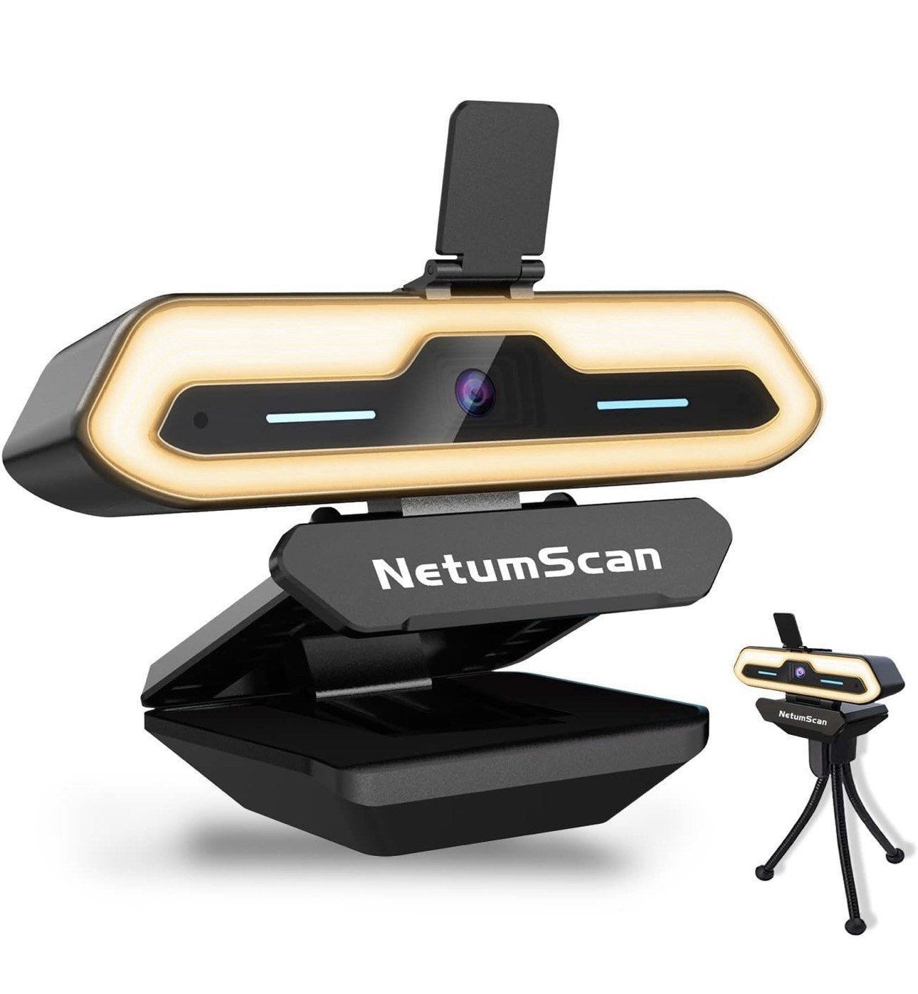 NetumScan AutoFocus HD 1080P 60FPS Webcam with Microphone for Desktop