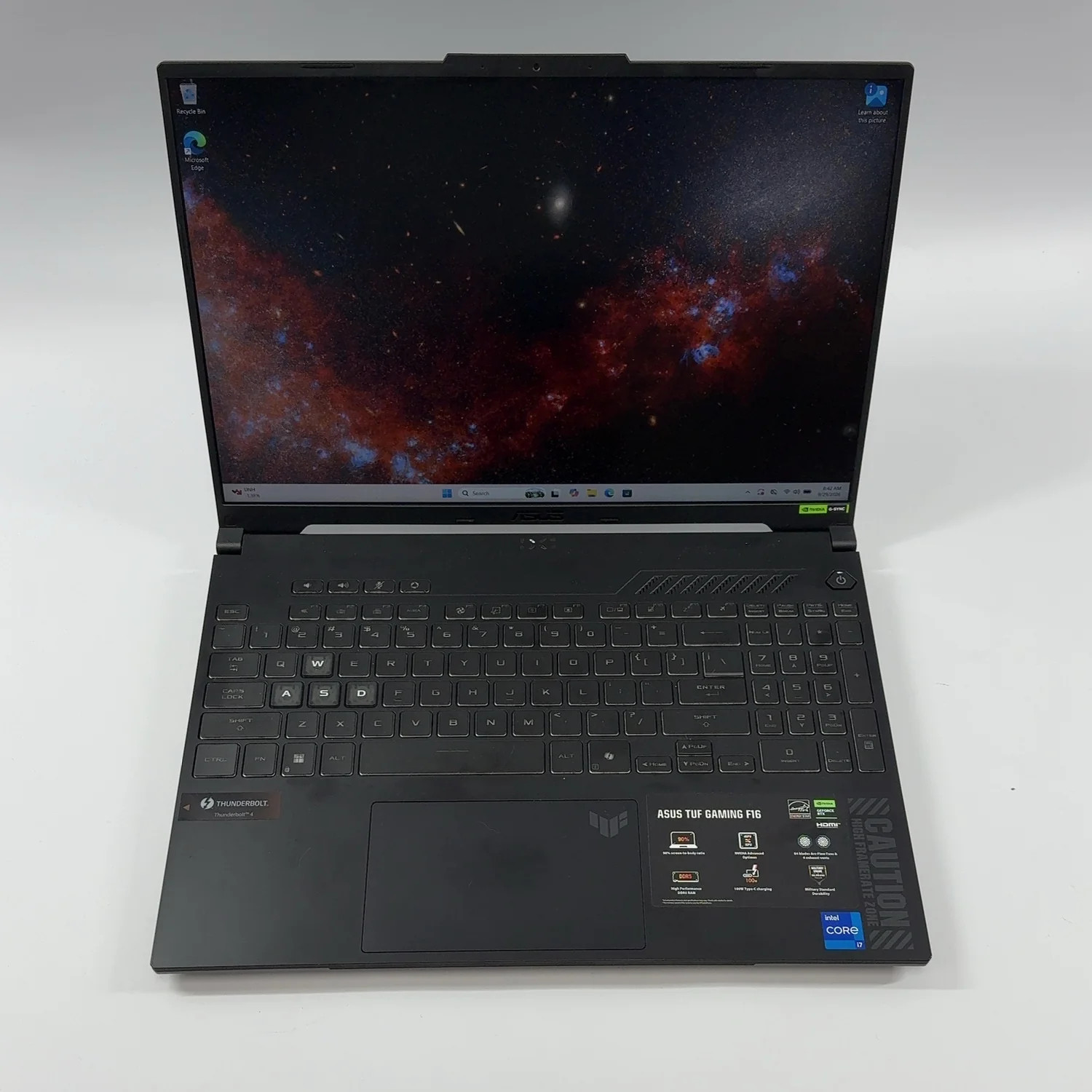 ASUS TUF GAMING F16 i7-13620H 2.4GHz 16GB RAM 512GB SSD GeForce RTX 4050