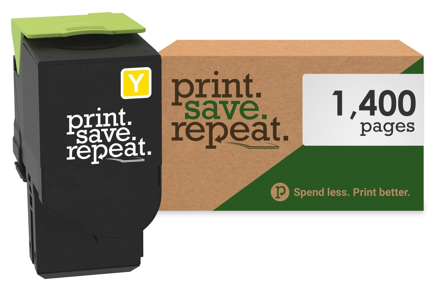 Print.Save.Repeat. Lexmark 78C10Y0 Yellow Toner Cartridge