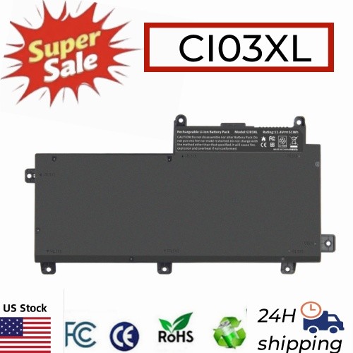LOT CI03XL Battery For HP ProBook 640 645 G2 650 655 G2 CI03 HSTNN-UB6Q 51Wh