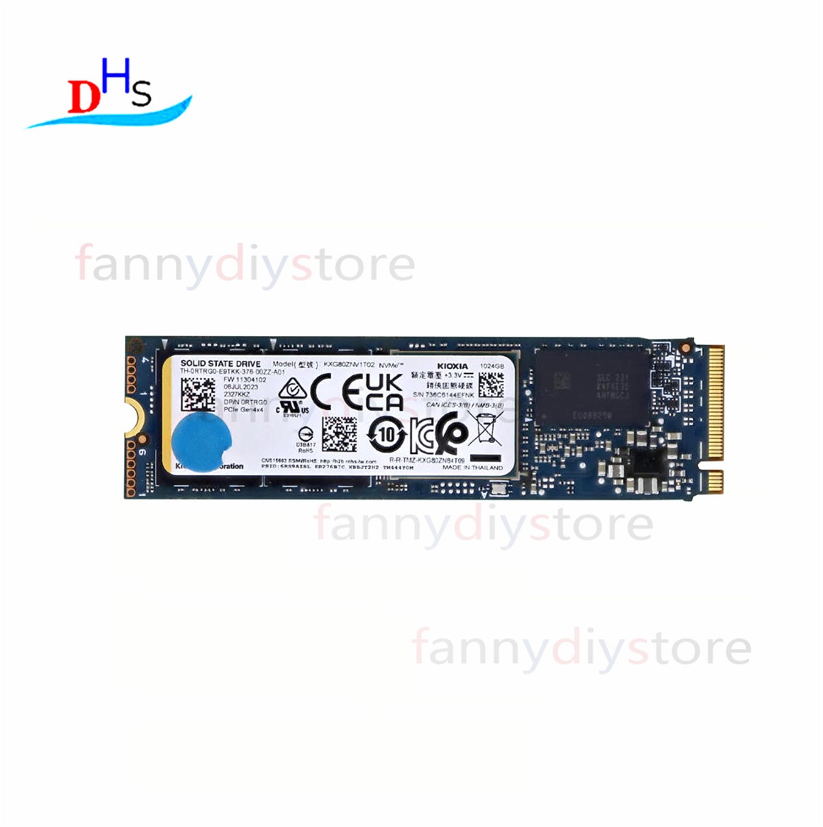 KXG80ZNV1T02 Toshiba KX G8 1T M.2 NVME PCIE4.0 solid-state drive