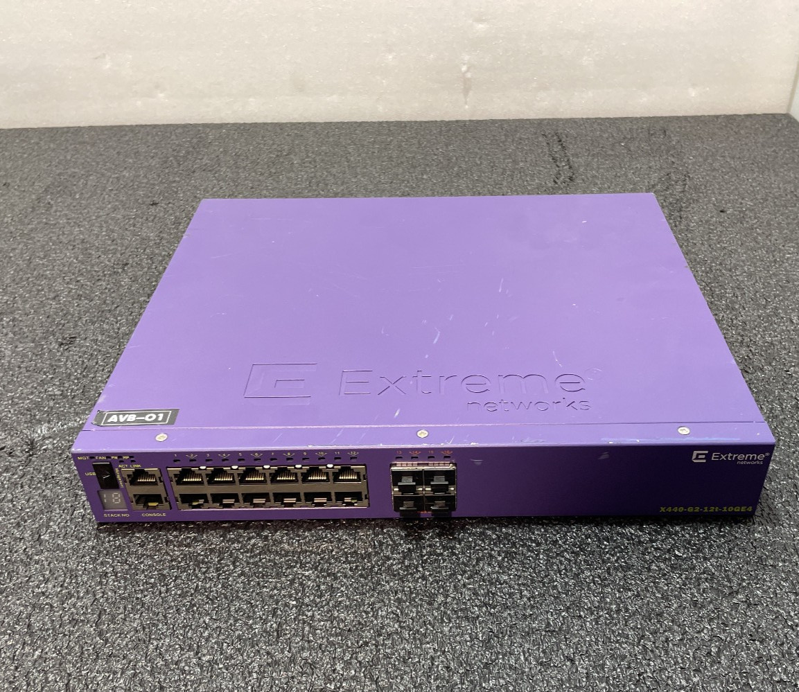 Extreme Networks X440-G2-12t-10GE4 Ethernet Switch