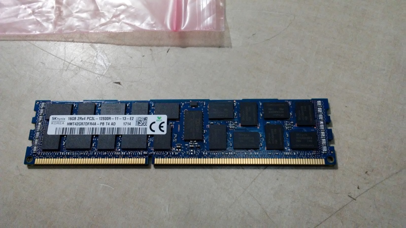 HMT42GR7DFR4A-PB HYNIX 16GB 2RX4 PC3L-12800R DDR3-1600MHz MEMORY 