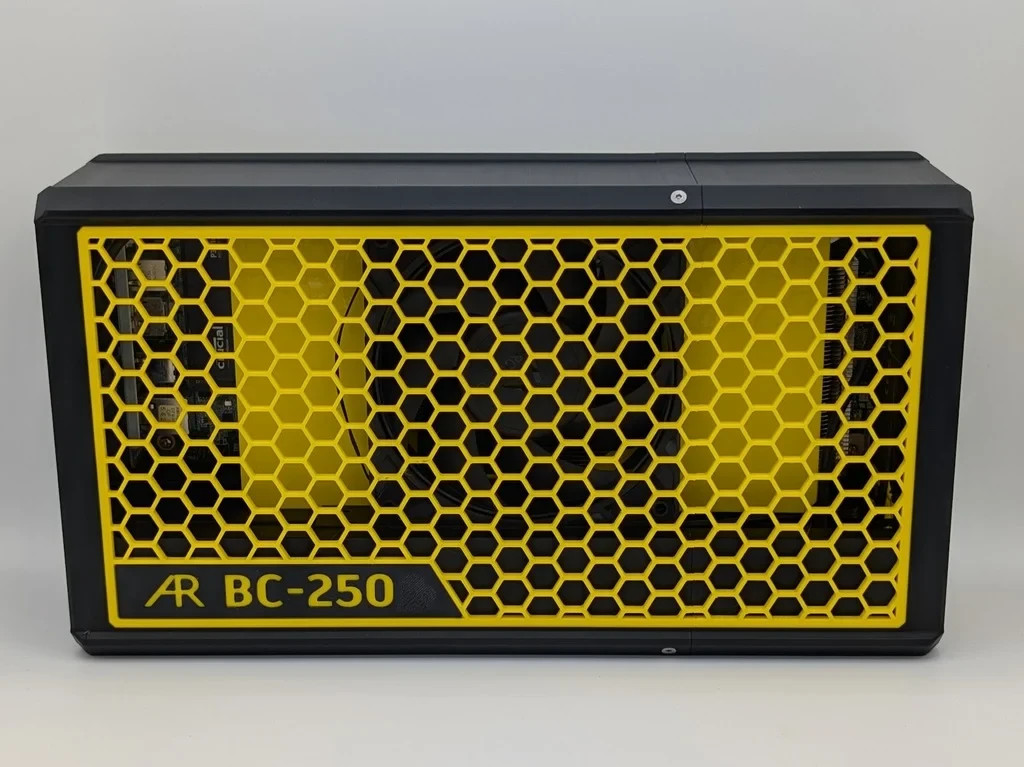 Ultimate Asrock AMD BC-250 Cooling Case - Fits Apevia Flex ATX PSU - Made in USA