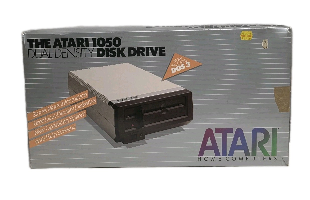 VINTAGE Atari 1050 Dual Density Disk Drive (1983) - NEW