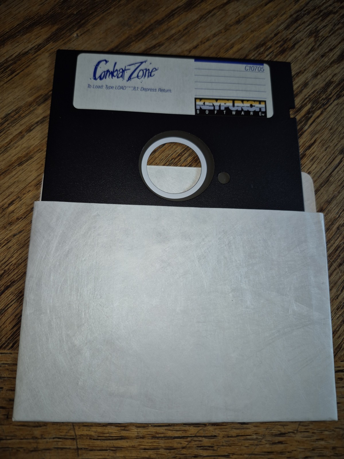 Combat Zone Commodore 64 C64 Near Mint Game 5.25" disk