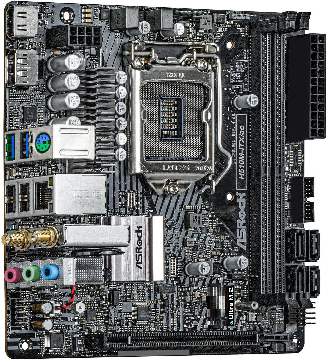 ASUS H510M-ITX/AC LGA1200 Intel H510 Mini ITX DDR4 M.2 WiFi AC 10th/11th Gen