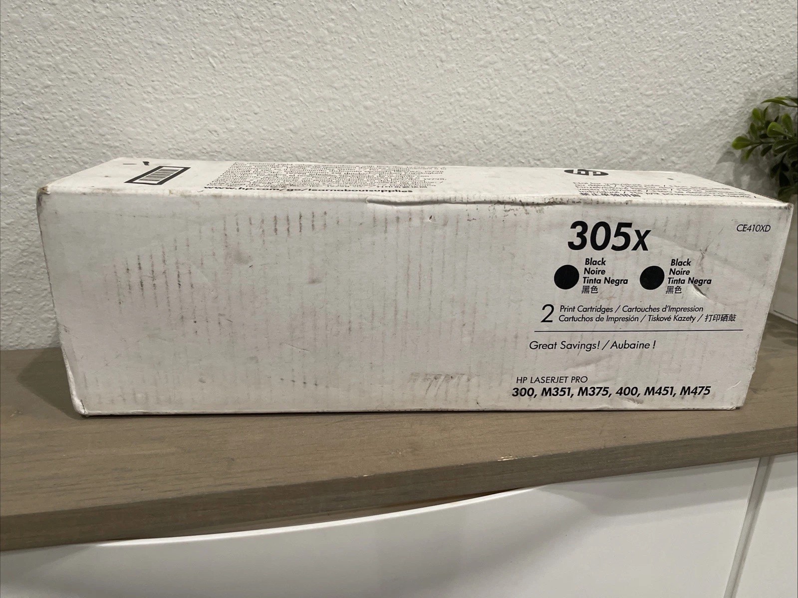 HP 305X CE410XD LaserJet Toner Cartridge Black 1 Cartridge