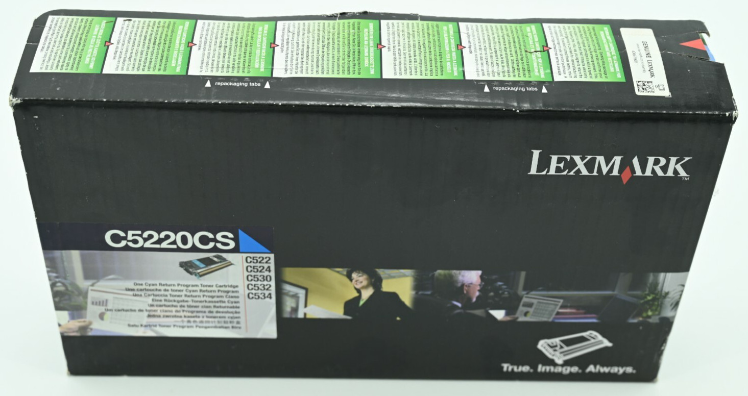 Genuine Lexmark C5220CS Cyan Toner Cartridge (Brand New OEM)