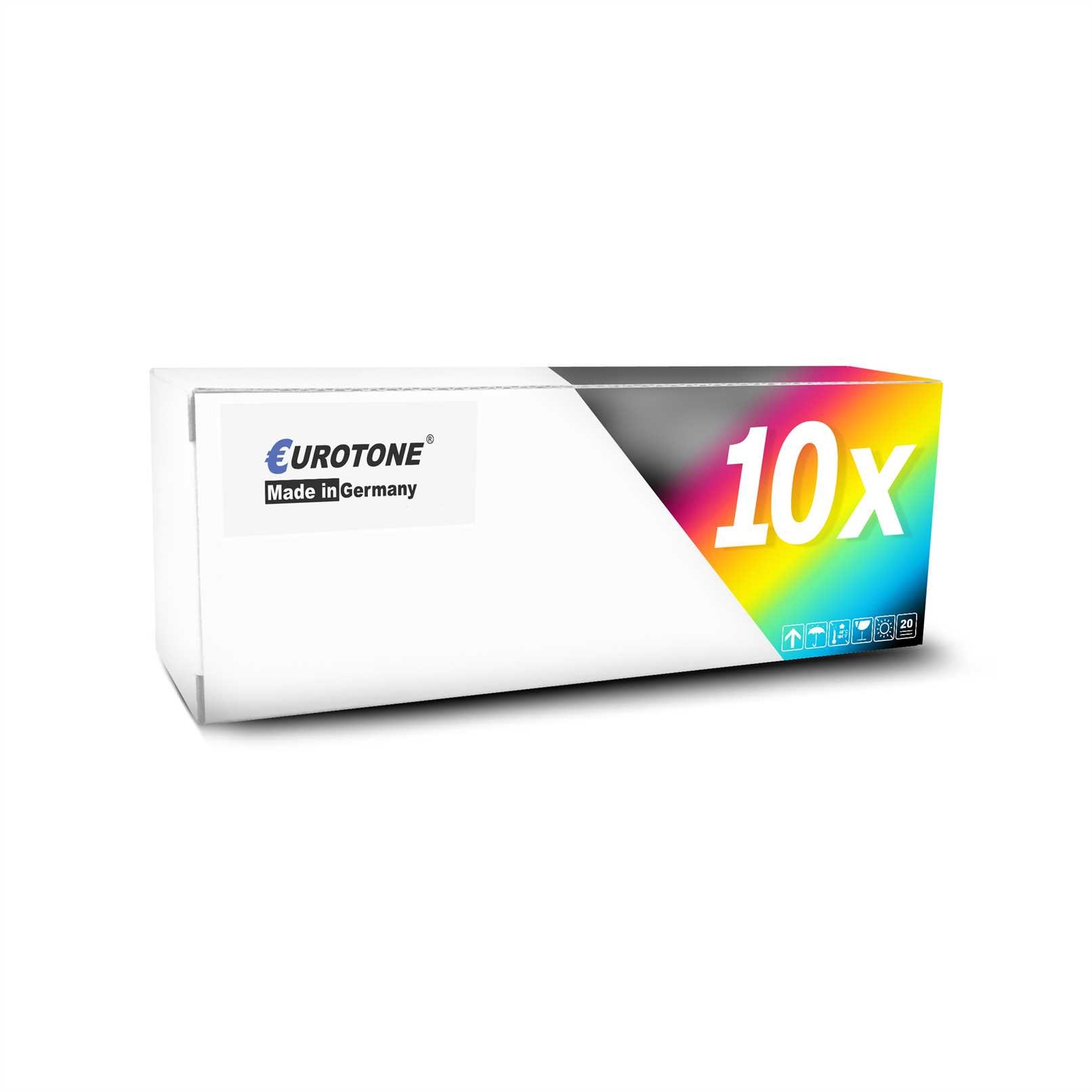 10X Eurotone Cartridge Alternative For Epson C13S050602 - C13S050605