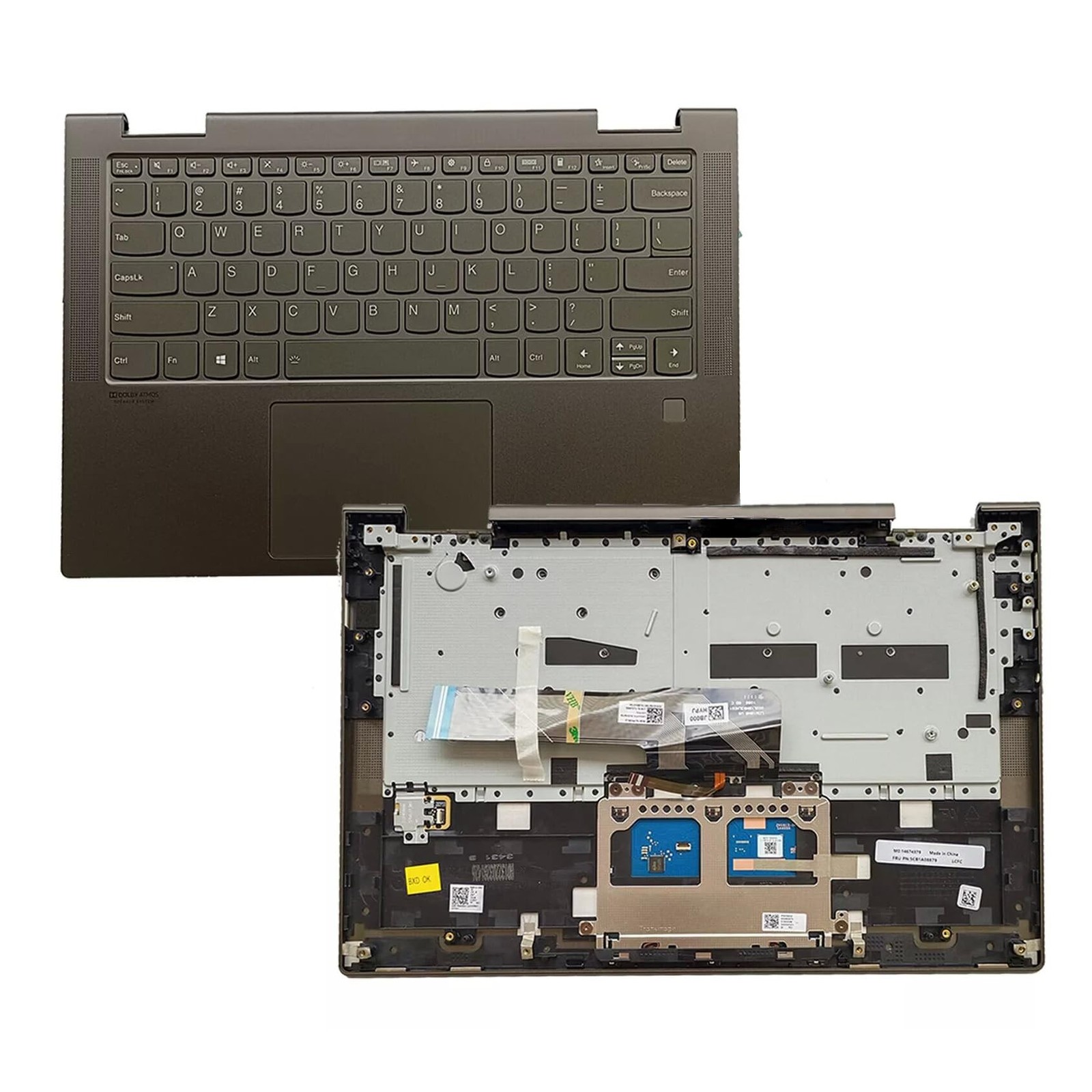 New Replacement for Lenovo Yoga 7-14ITL5 82BH 7 14ITL5 7-14 Laptop Upper Case...