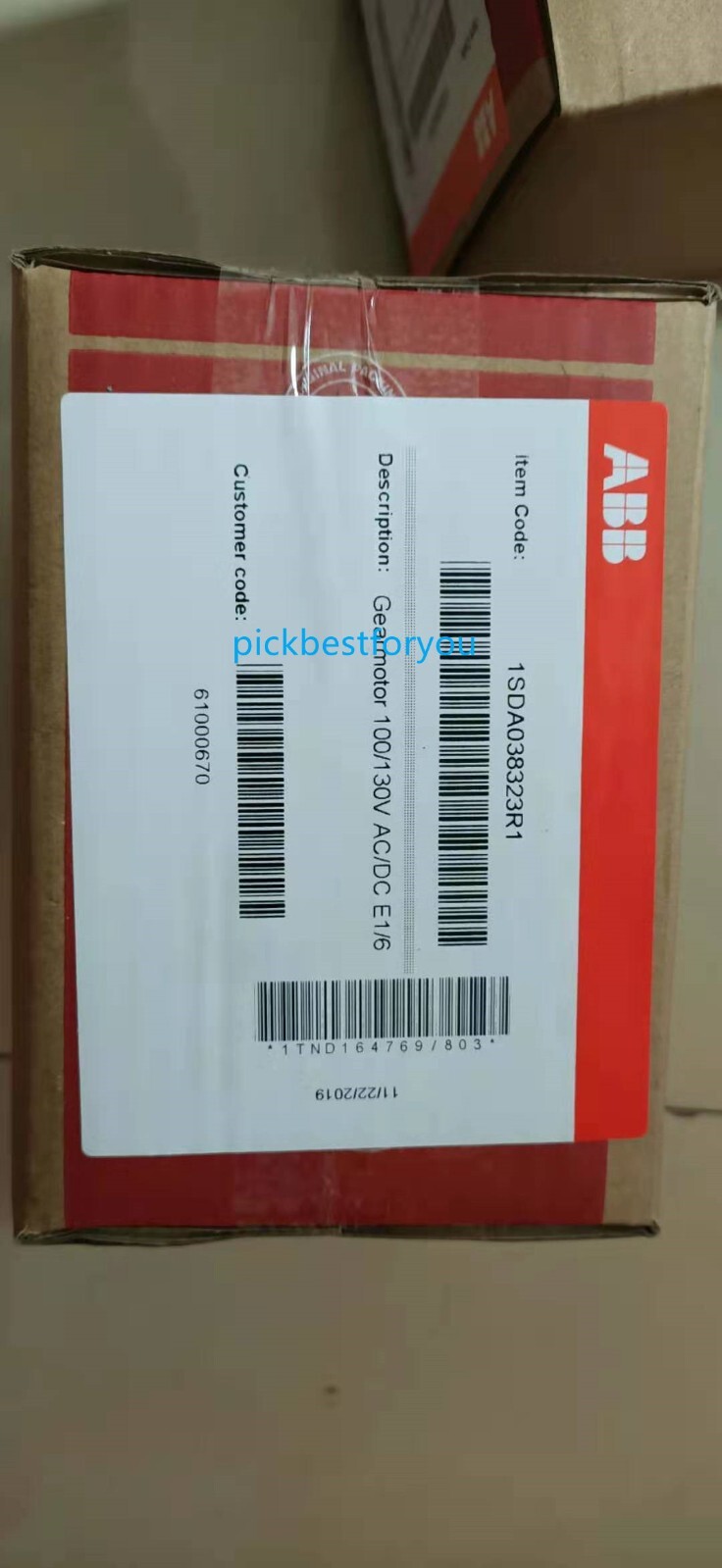 1PCS for NEW 1SDA038323R1 Via DHL or FedEX