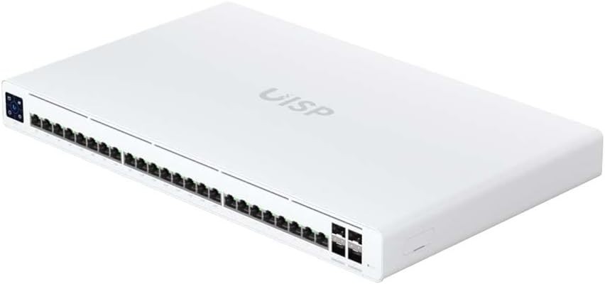 Ubiquiti UISP Switch Pro 24-Port Gigabit Passive PoE Compliant Managed Switch