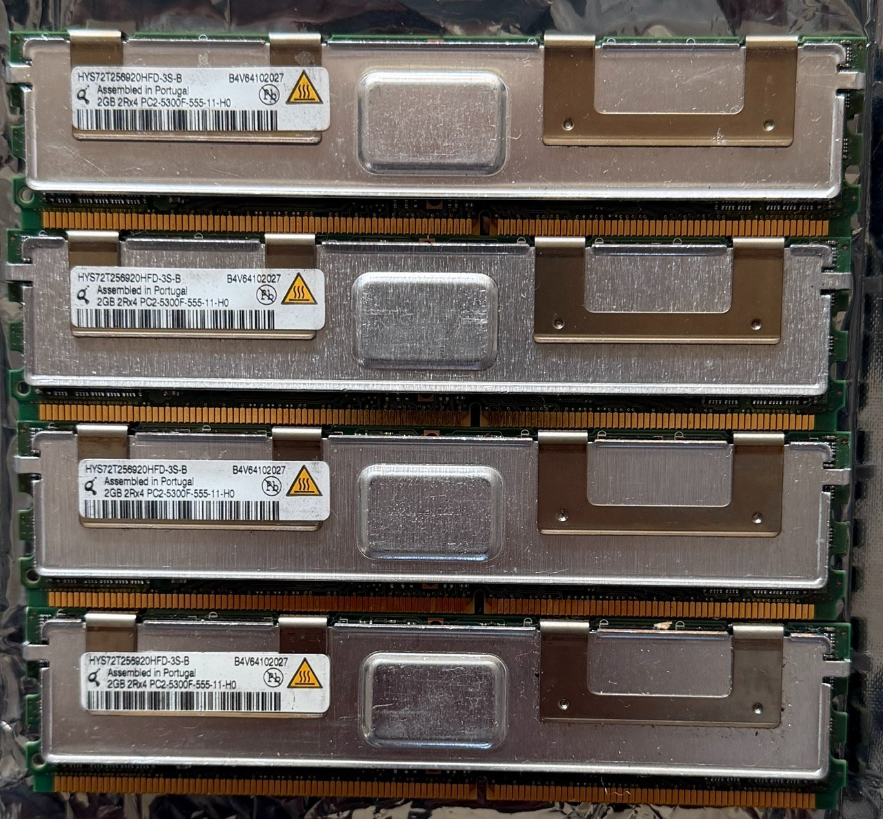 8GB (4x2GB) ECC RAM Upgrade for Apple Power Mac G5 Quad 2.5 Memory Heatsink
