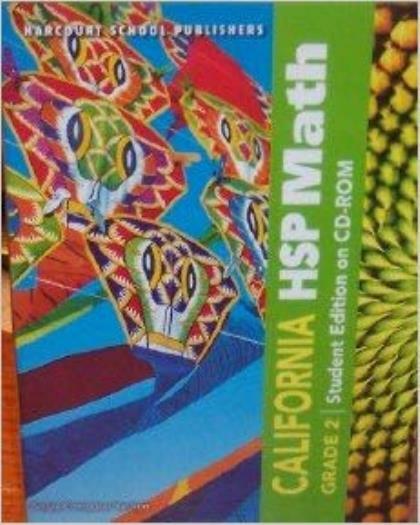 Harcourt California HSP Math: Student Edition Grade 2 PC MAC CD textbook CD-ROM