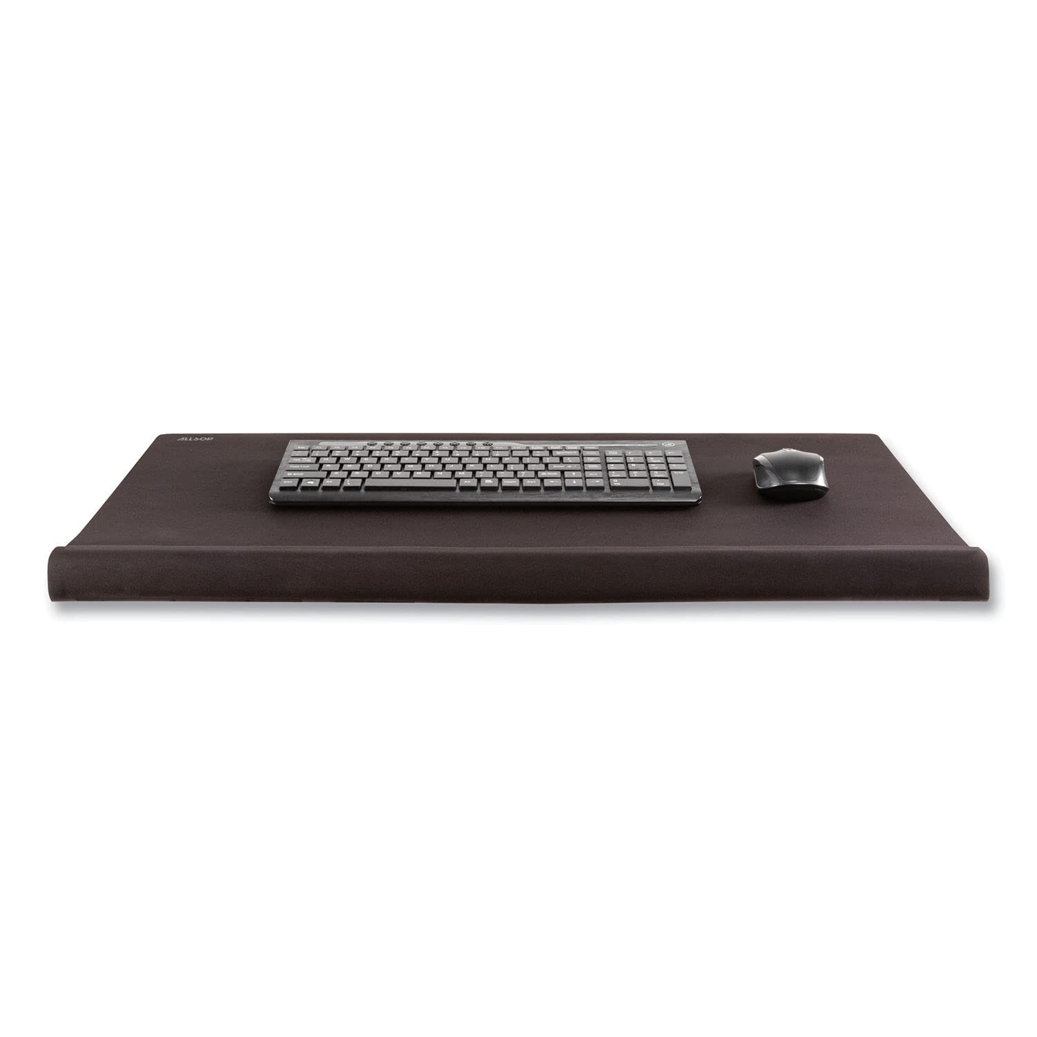 Allsop Ergoedge 32191 Deskpad with Wrist Rest Mousing Surface, Large, Black