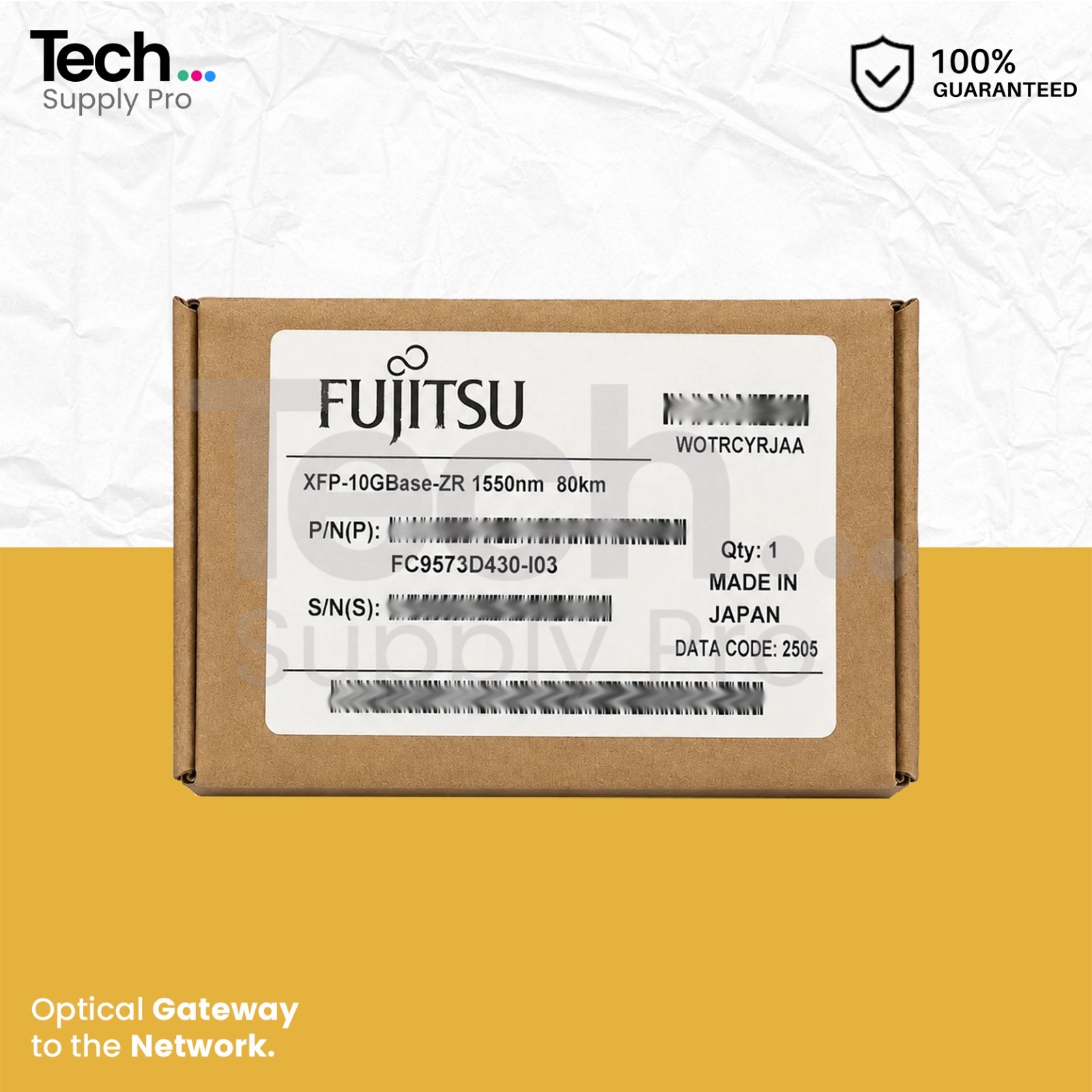 FC9573D430-I03 FUJITSU XFP 10GB/s 1550nm 80km ZR Transceiver Module