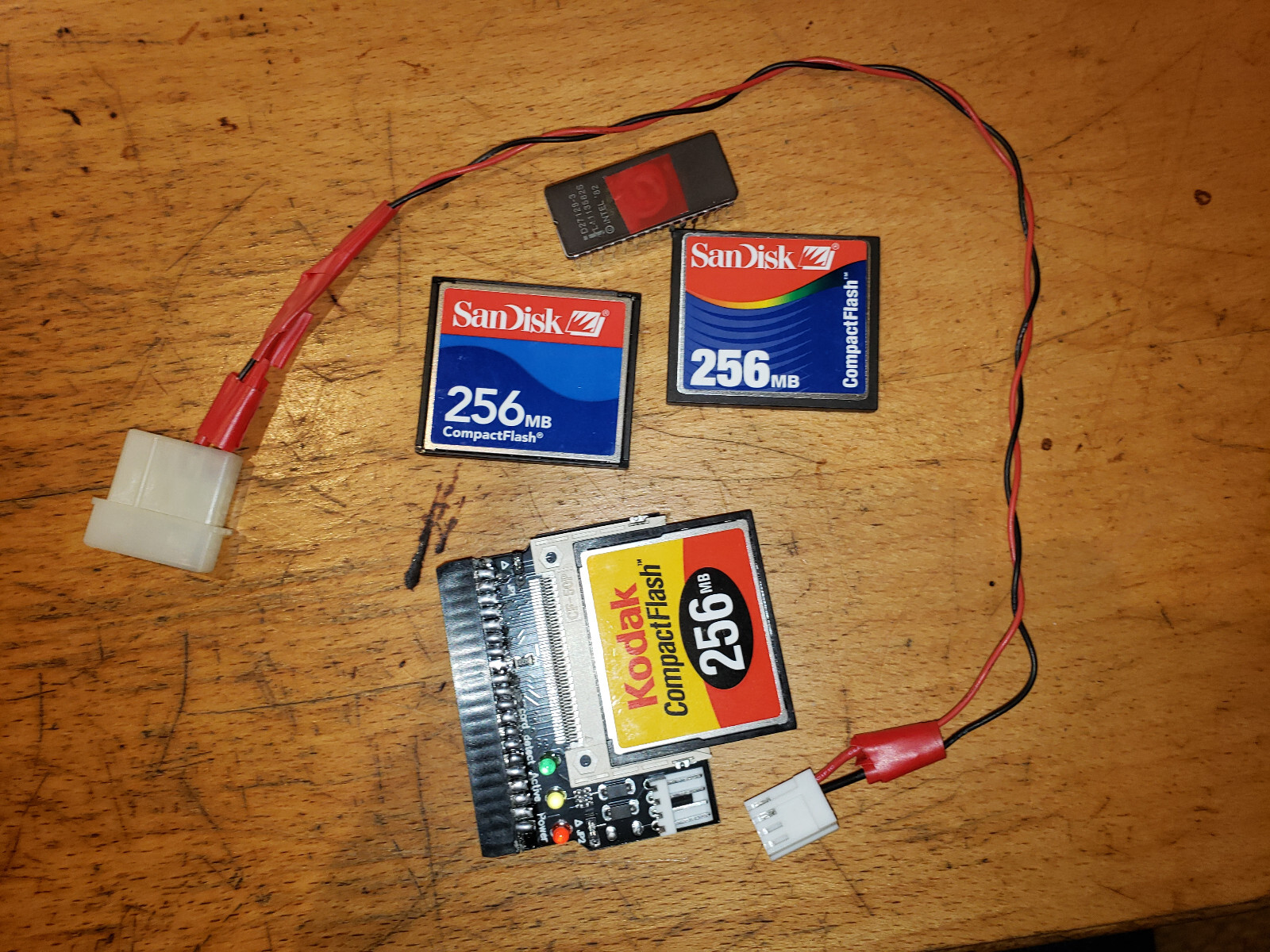 Apple IIGS Applied Engineering Vulcan Gold CF cards conversion.