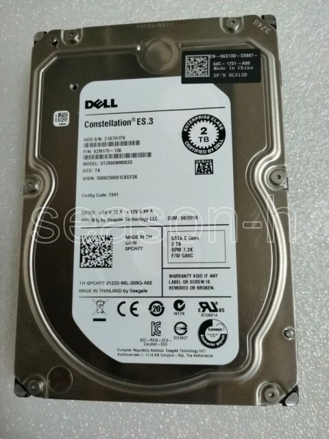 hard drive hdd for DELL 2T 3.5' 7.2K SATA 0PCH77 ST2000NM0033 servers 