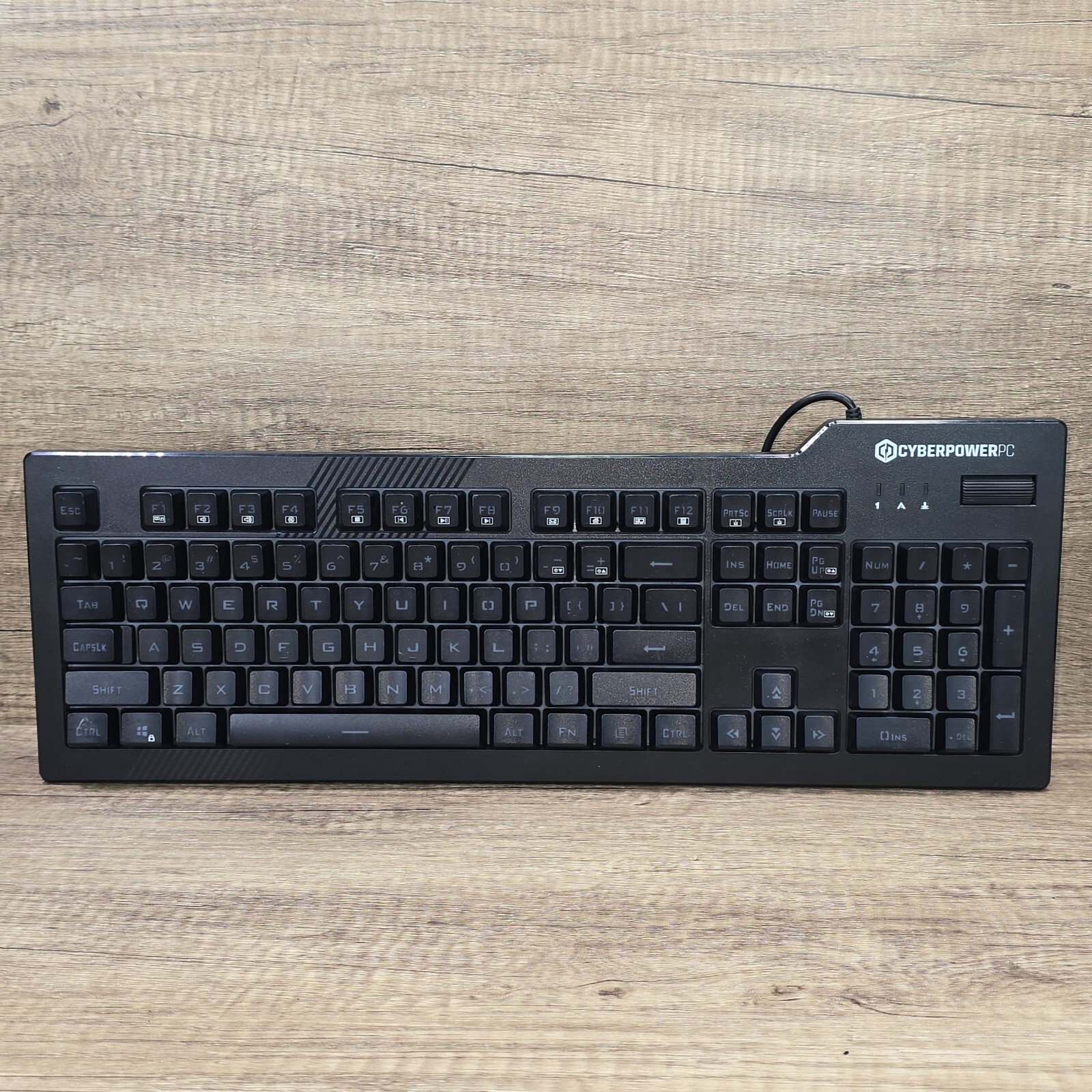 Cyberpower PC Play Ready 01 NOHI LED Wired Gaming Keyboard Black KB-161-306