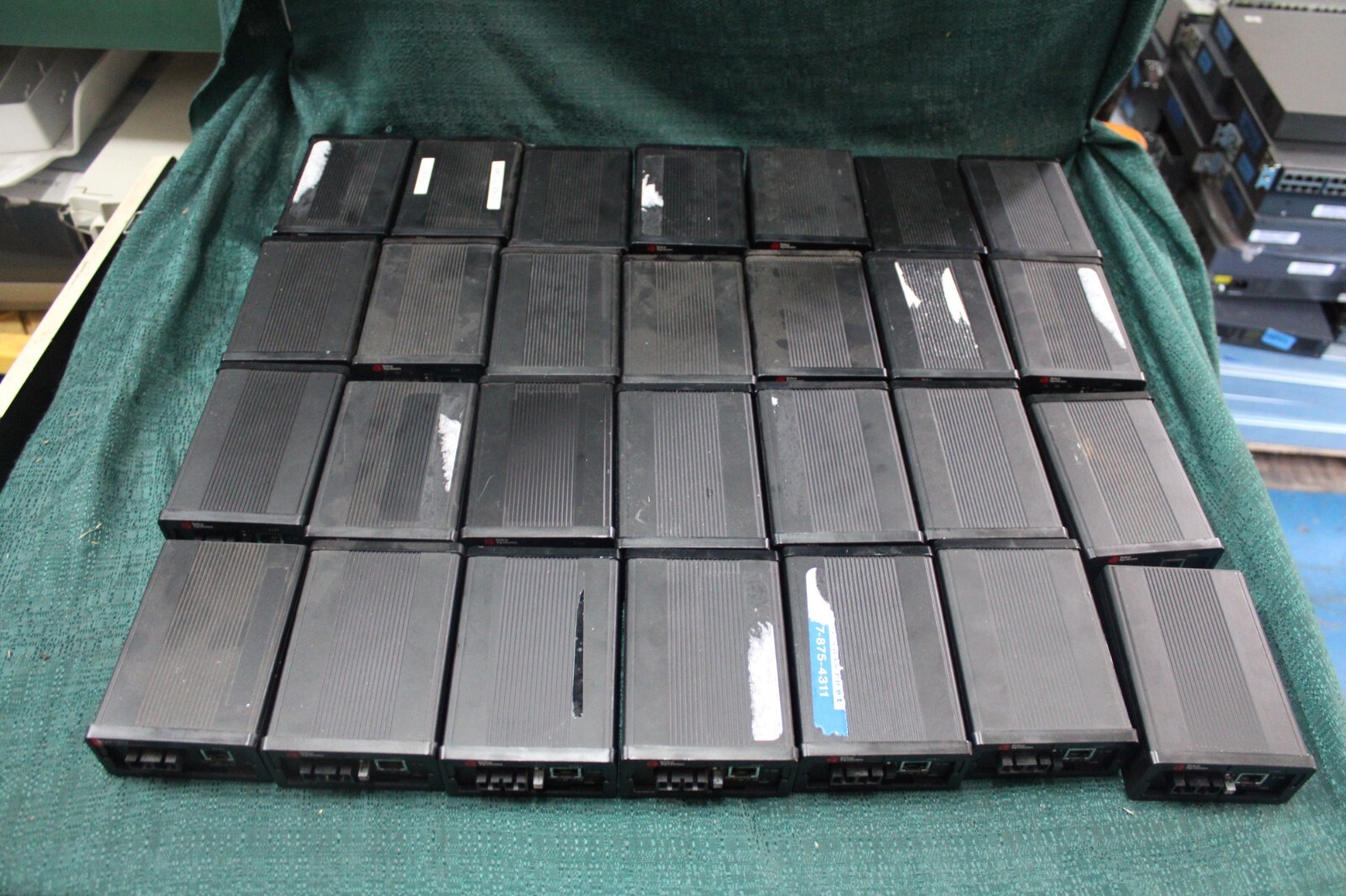 Lot of 28 Telco Systems 2141-13 & 2133-13 Metrobility Ethernet Media Converters