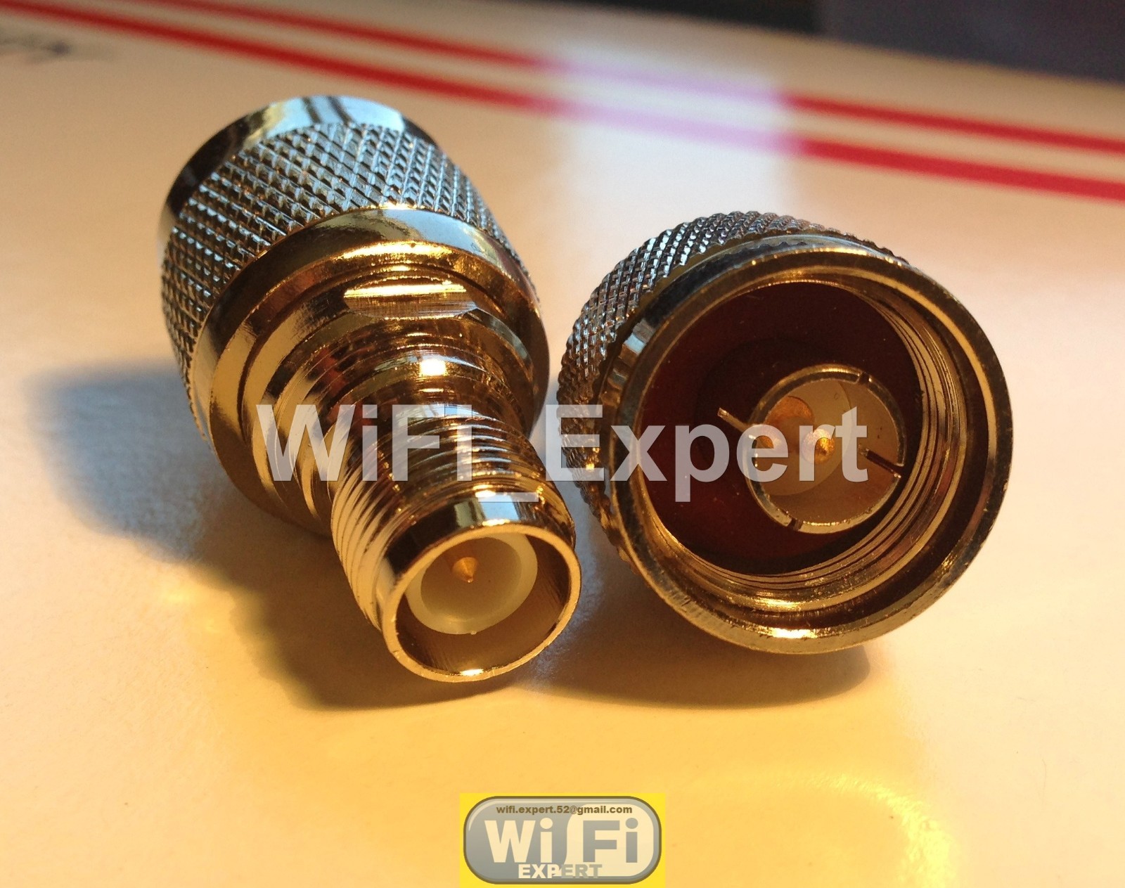 RP-TNC Female To N Male RF Connector Adapter WiFi Antenna Router USA