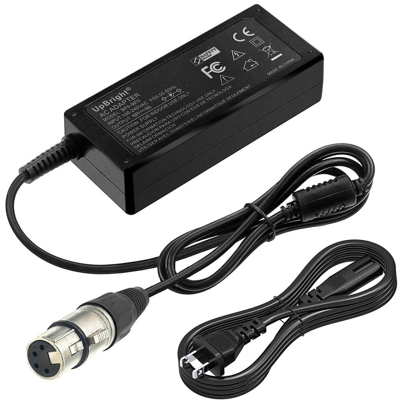 12V XLR 4-Pin AC/DC Adapter For Sony DXC-D30 537A BVW-507 DSR 250 570WS EVW-300