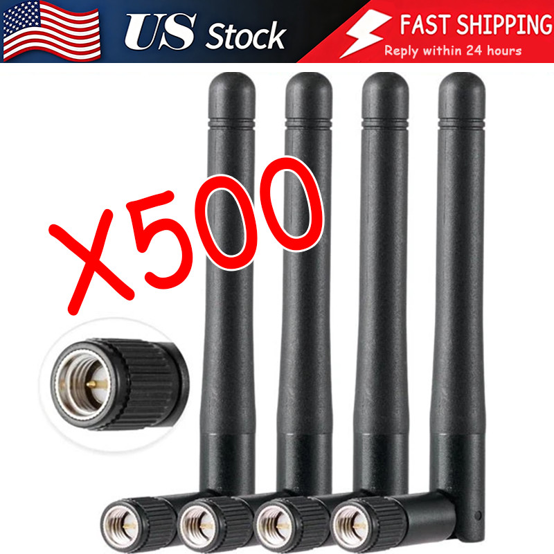 500X RP-SMA Antenna for WiFi 2.4GHz/5Ghz Wireless Router Card Male Pin wholesale