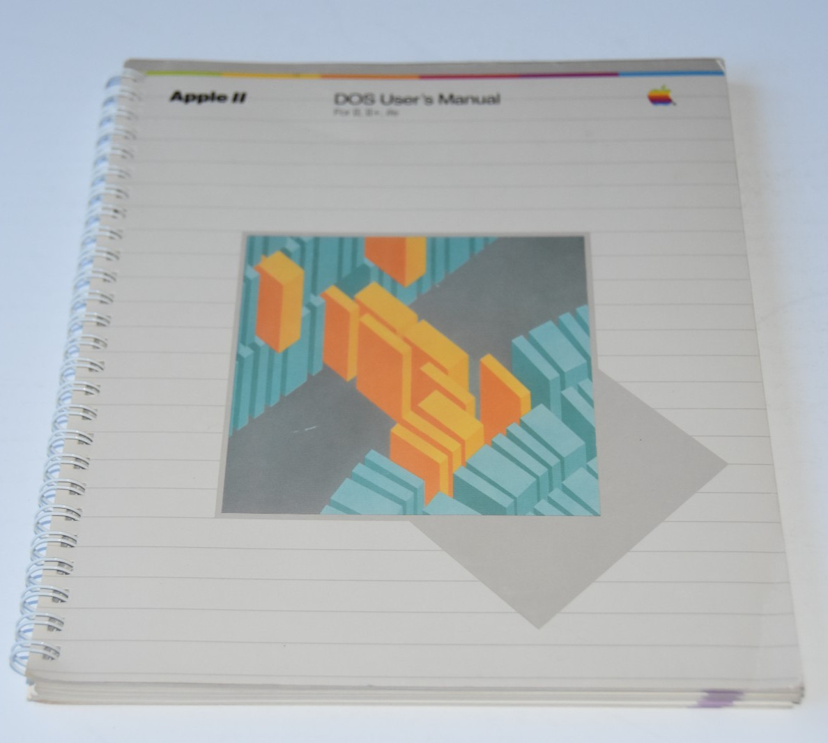 1983 Apple II IIe II+ DOS User Manual Vintage Computing 030-0407-A guide book