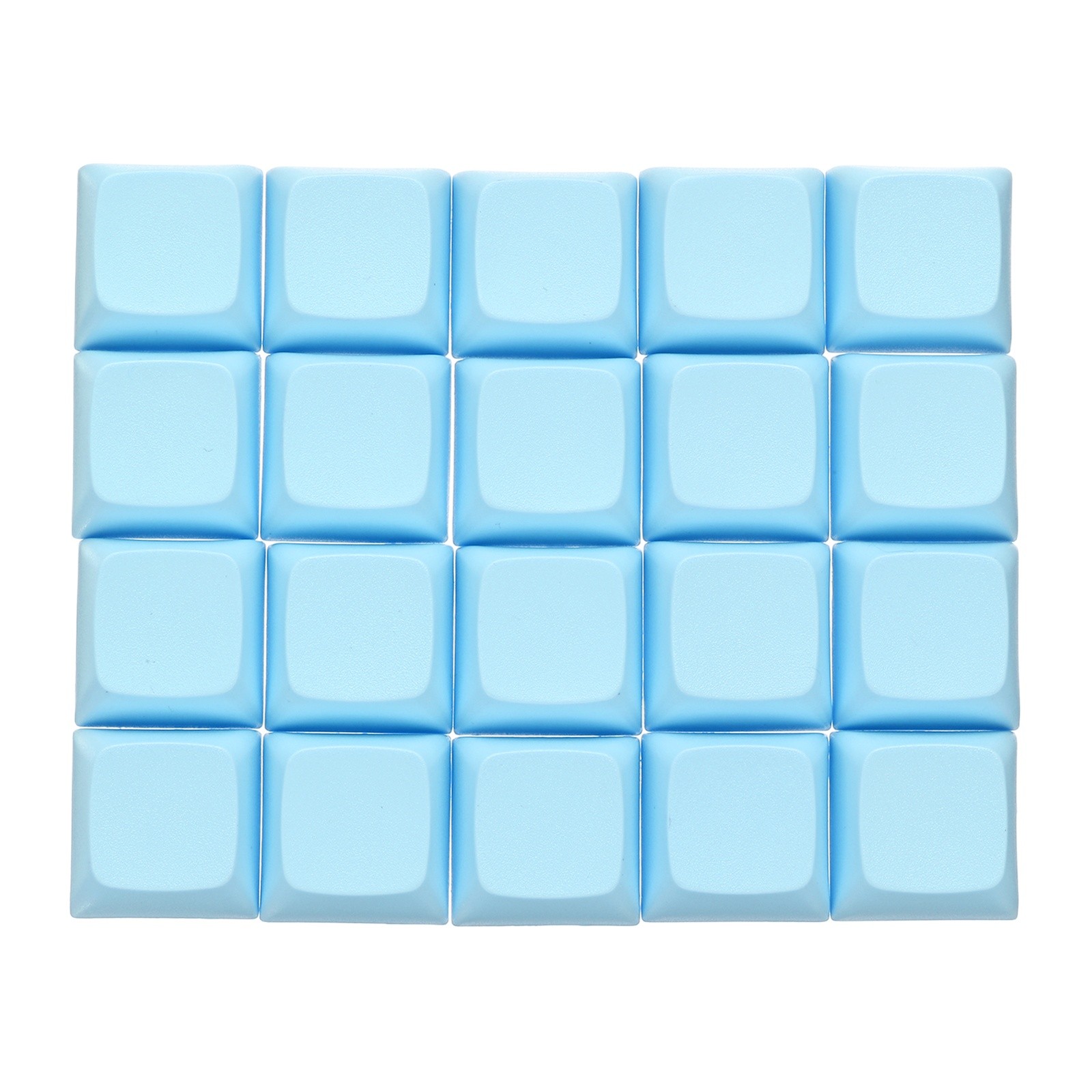 20Pcs PBT Keycap Set Mechanical Numeric Keypads for Keyboard, Cyan
