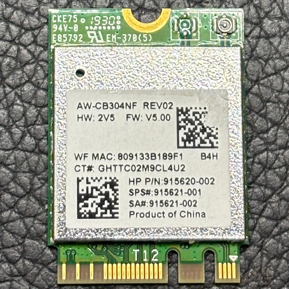 915620-002 RTL8821CE AW-CB304NF GENUINE HP WIRELESS CARD 15-DW 15-DW0083WM *OBO*