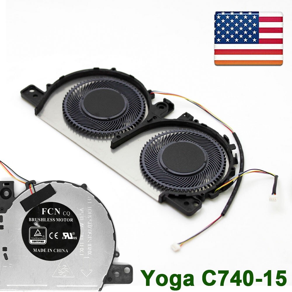 Lenovo Yoga C740-15 C740-15IML Internal CPU Cooling Fan Brushless Motor FCN CQ
