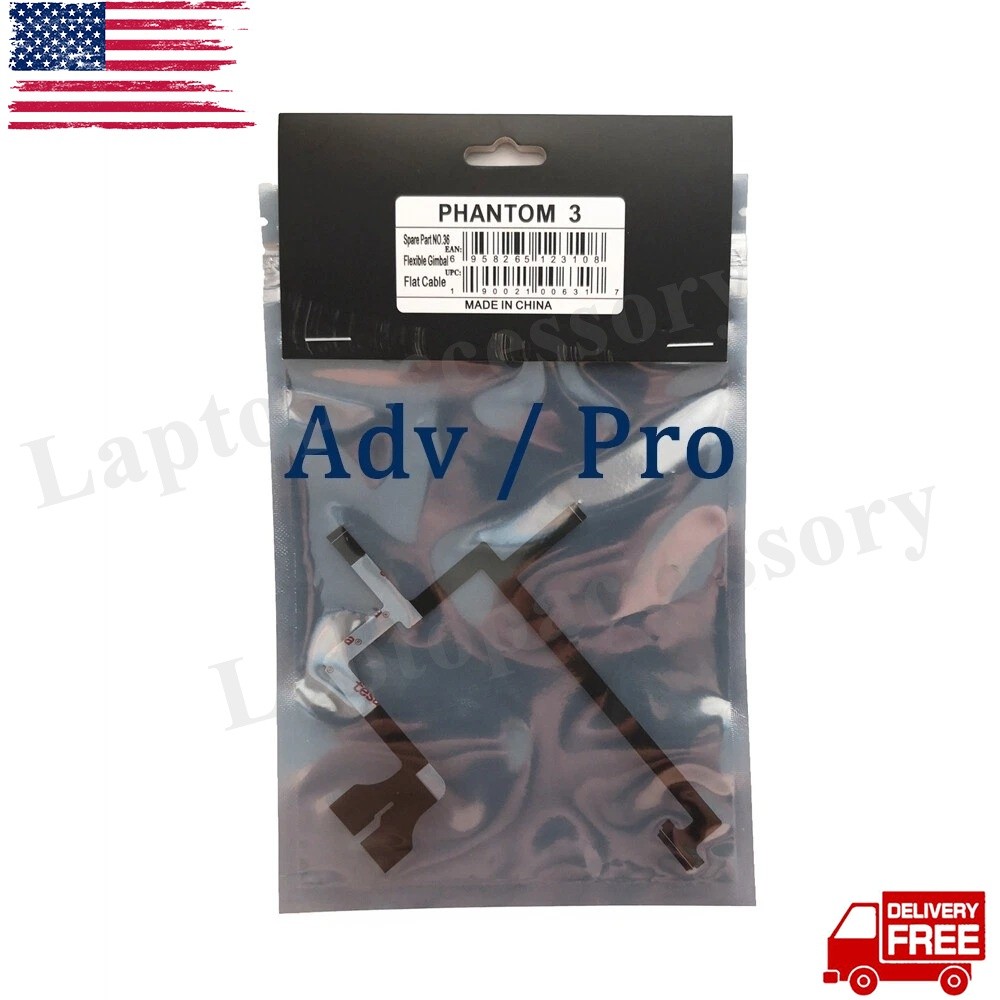 New Flexible Gimbal Flat Ribbon Flex Cable For DJI Phantom 3 Adv / Pro US