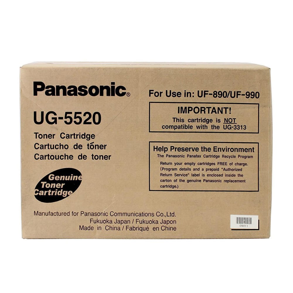 Original Panasonic UG5520 Black Toner. New Sealed Box, We Ship Fast