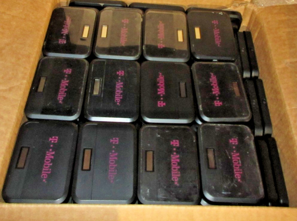 LOT OF 30 T-MOBILE FRANKLIN T9 WIRELESS 4G LTE MOBILE HOTSPOT BLACK- NO BATTERY