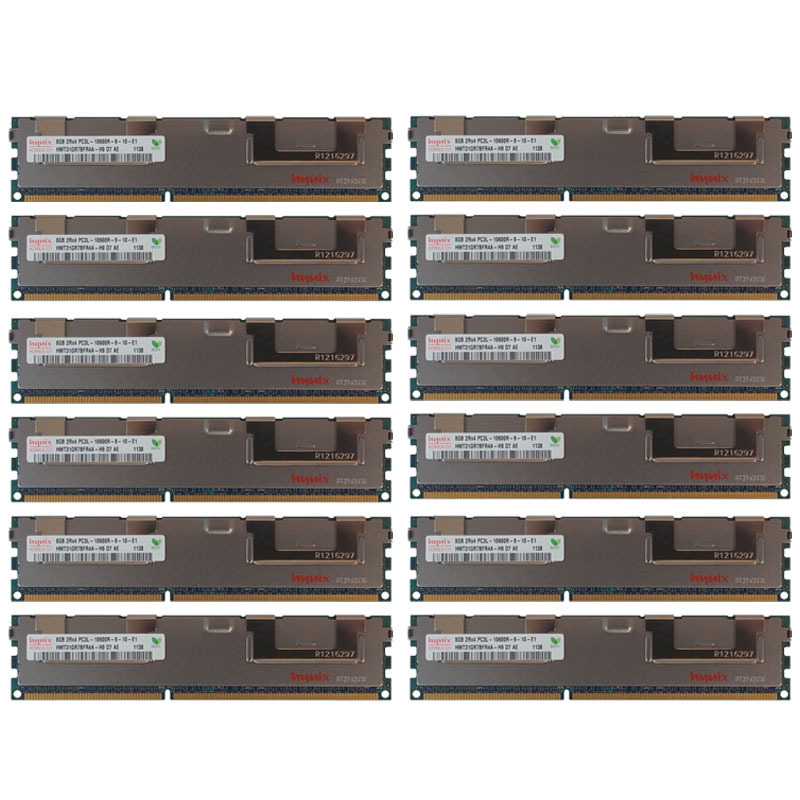 96GB Kit 12x 8GB HP Proliant DL585 DL980 ML370 SL165S SL165Z G7 Memory Ram