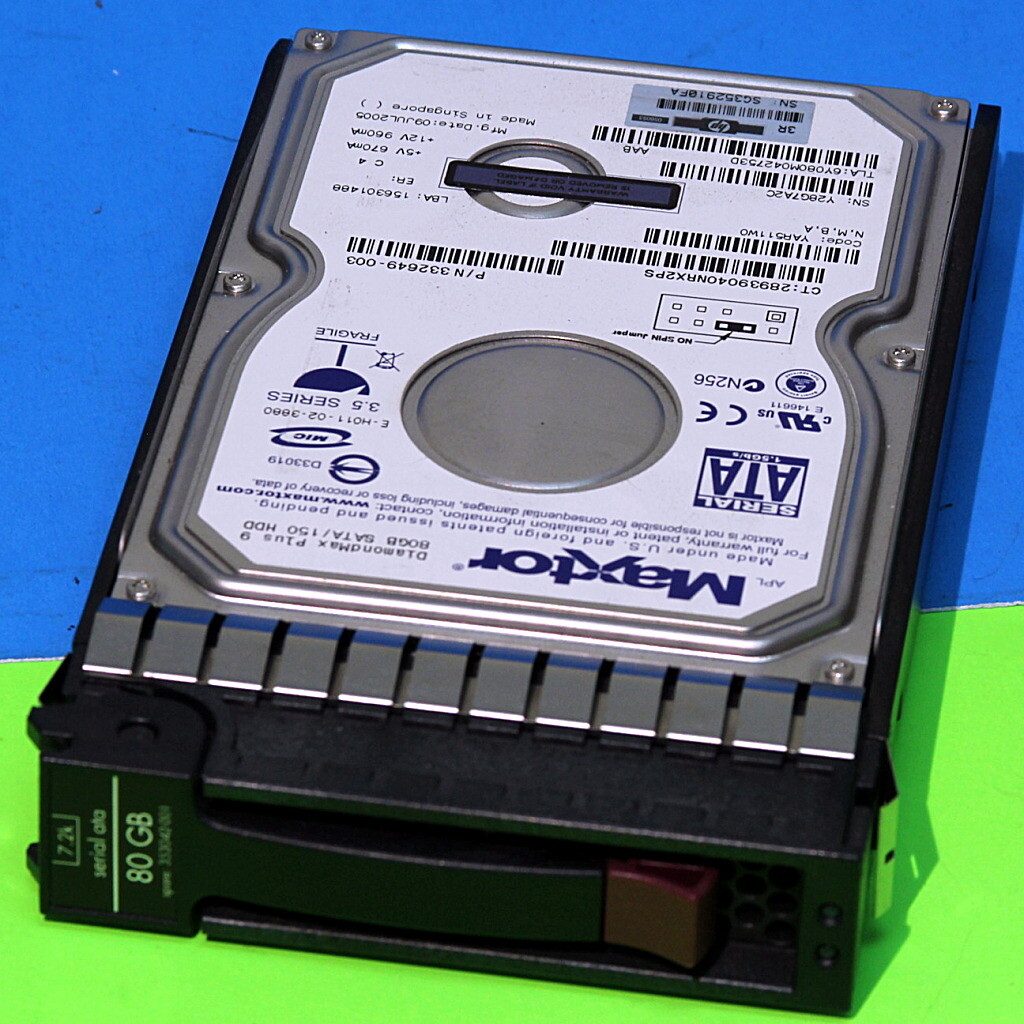 332649-003 HP MAXTOR DIAMONDMAX PLUS 9 80GB SATA 7200RPM 3.5 Hard Drive