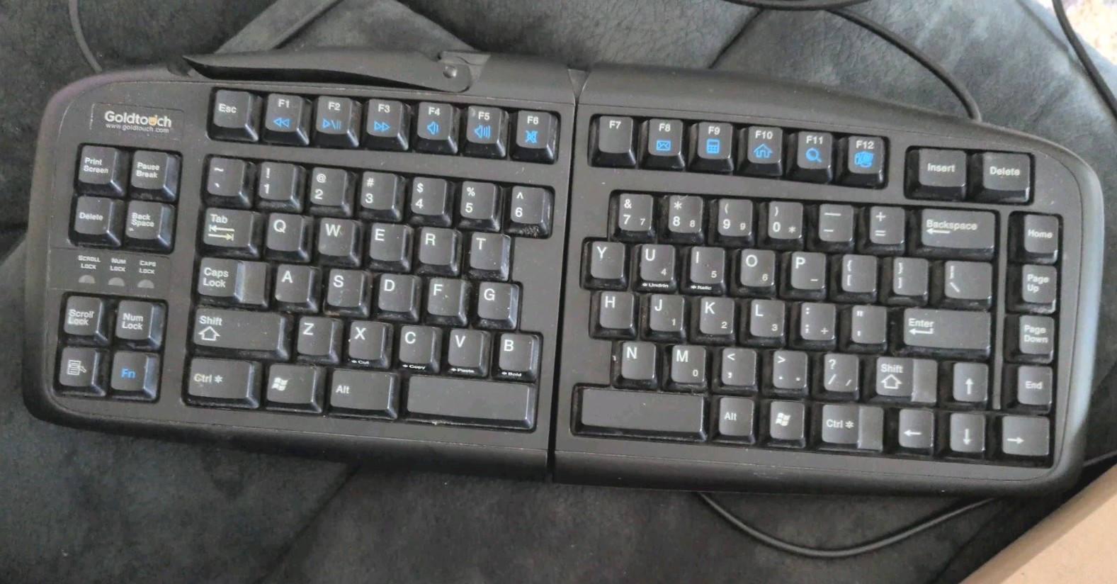 Goldtouch SK-2730 Black Ergonomic Adjustable Split USB Keyboard