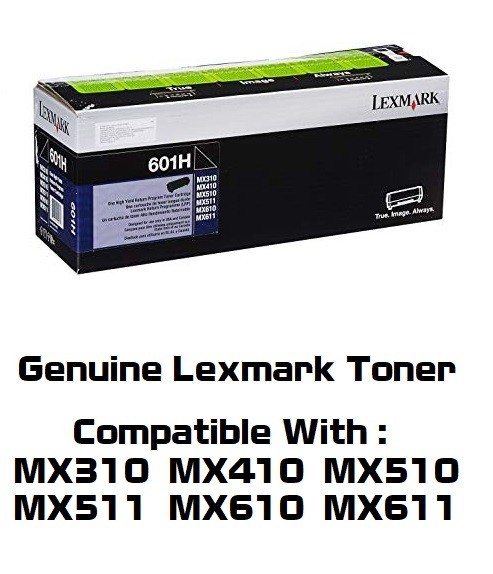 Mostly New Genuine 60F1H00 601H Toner 95% MX310 MX510 MX511 MX610 SEALED BAG