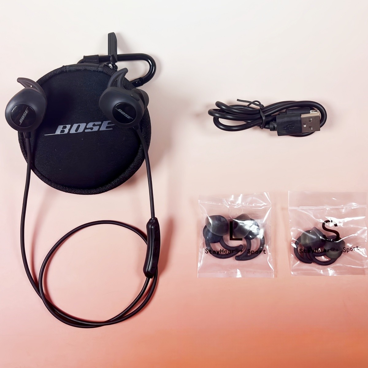 Bose SoundSport Wireless In-Ear Headphones - Bluetooth Sports Headphones - Black