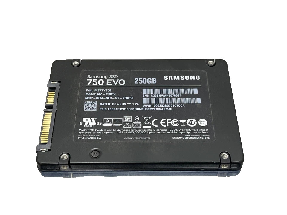 Samsung SSD 750 EVO MZ7TY250 250GB SATA 6Gbps 2.5 MZ-750250