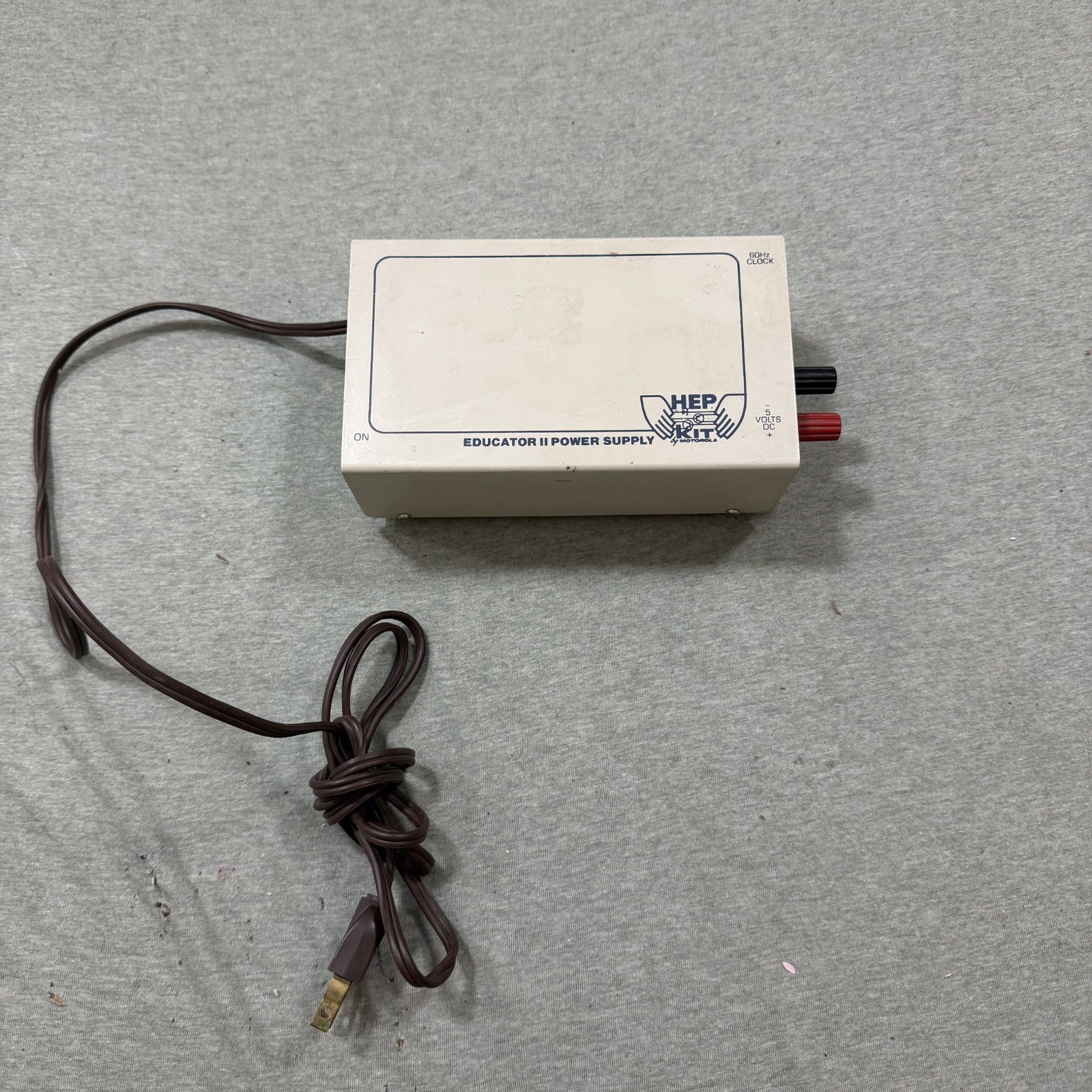 Vtg 1977 Motorola HEP Kit Educator II POWER SUPPLY ONLY RARE