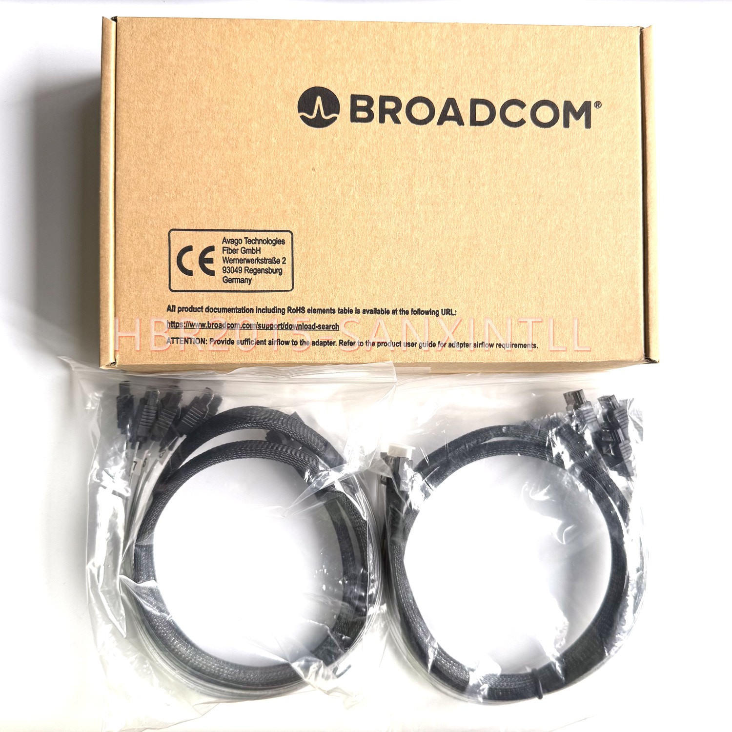LSI 9500-8i Tri-Mode HBA IT Mode ZFS TrueNAS UNRAID w/ 2*SFF-8654 SATA Cable