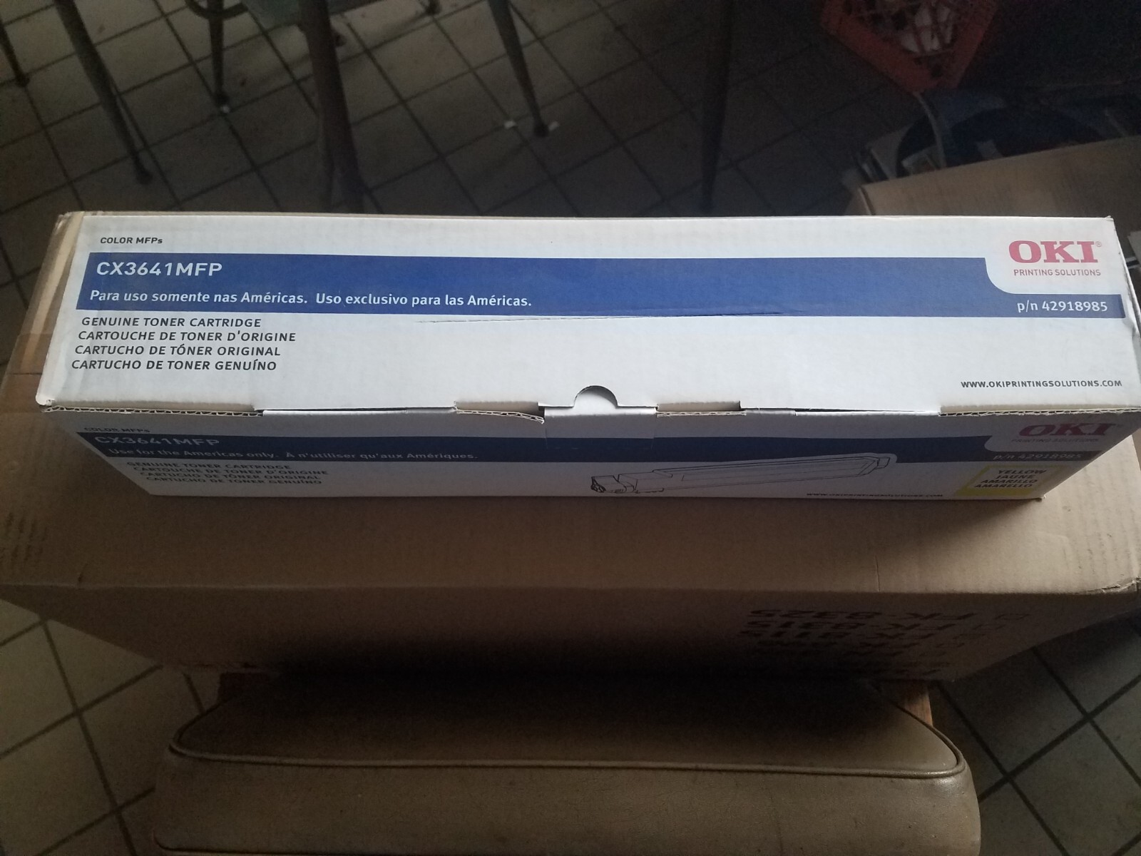 OKIDATA YELLOW TONER CARTRIDGE 42918985(16.5K)