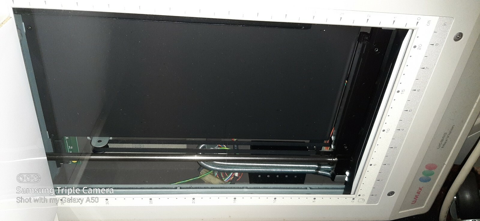 UMAX Vintage Parallel/SCSI Flatbed Scanner 300P Win 3~1st Generation WORKS