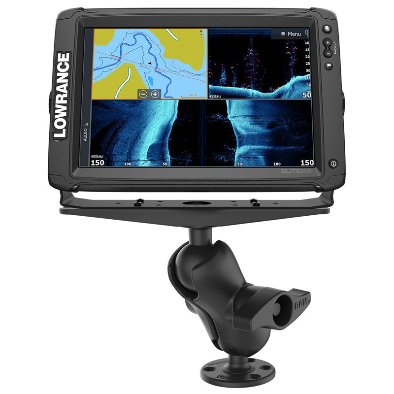 RAM-D-111U-C  RAM Large Marine Electronics Mount - D Size S...