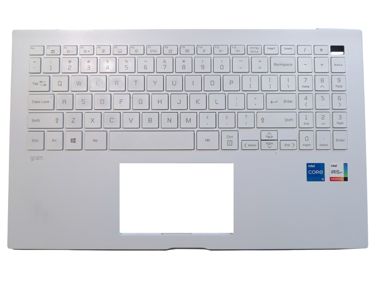 LG Gram 2021 15Z90P Palmrest