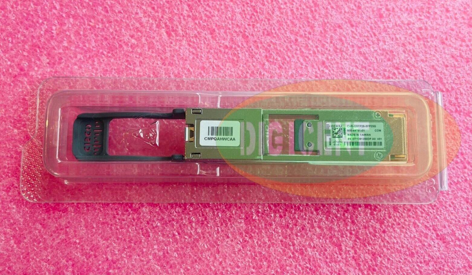 Cisco CVR-QSFP28-SFP25G 800-49781-01, QSFP28 TO SFP28 ADAPTER with Hologram