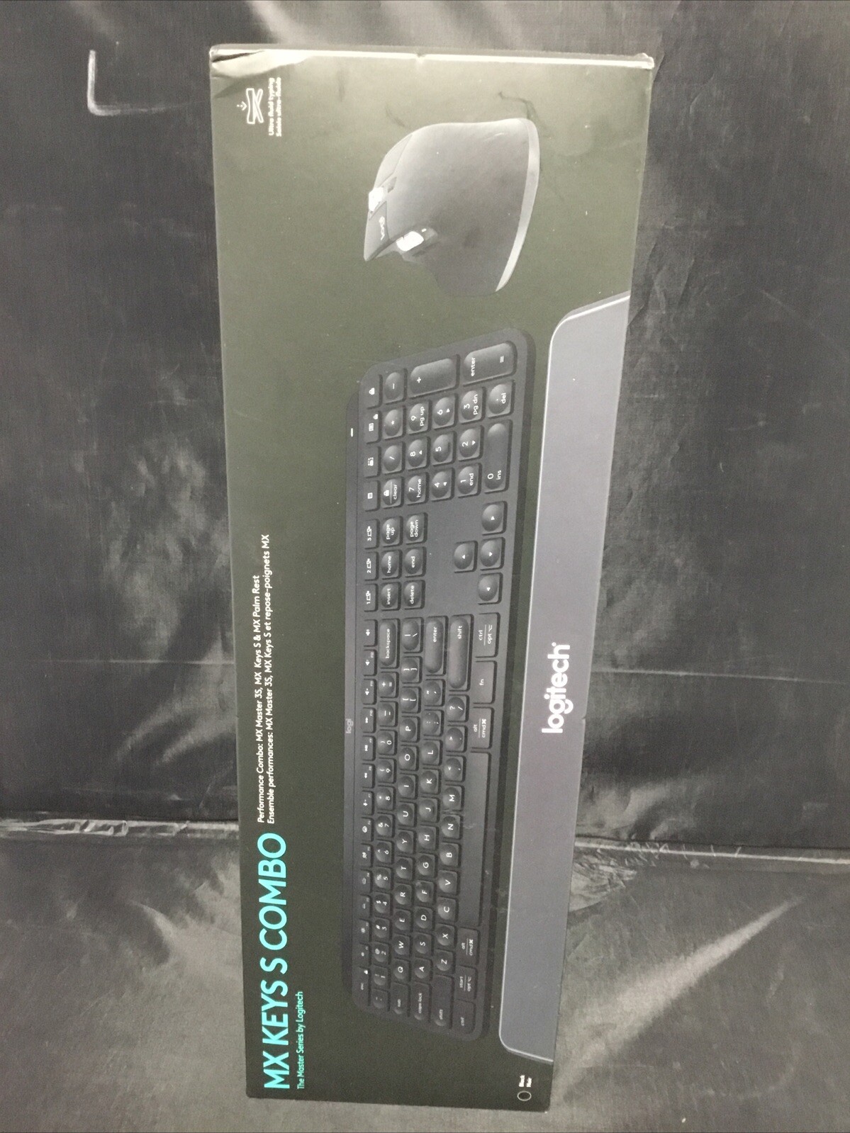 Logitech MX Keys S Combo 920-012274 (Wireless Keyboard, Mouse & Pam Rest) NEW