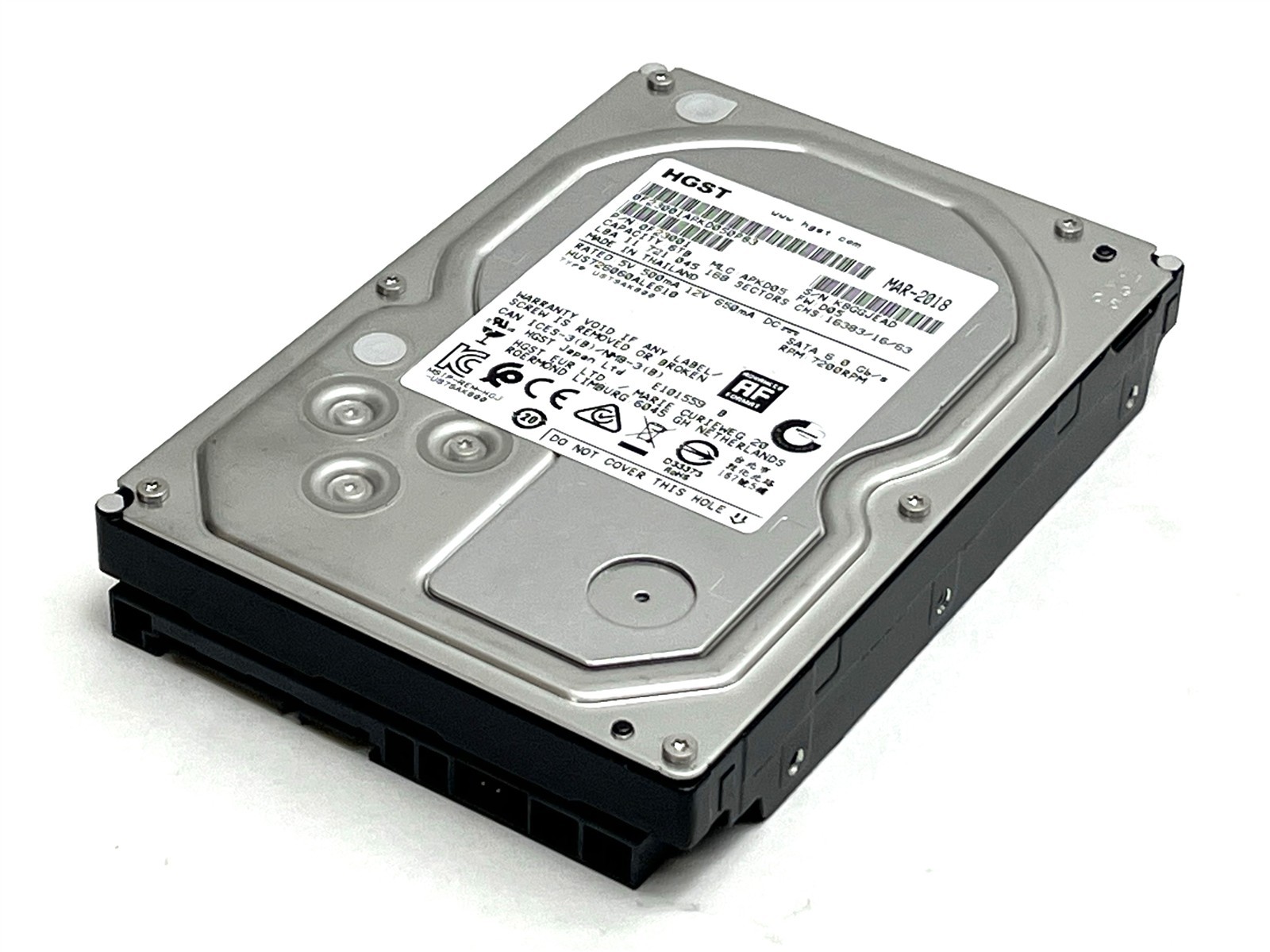 Hitachi HGST HUS726060ALE610 6TB 6GB/s 7200RPM 3.5" SATA HDD Tested Pass 100%